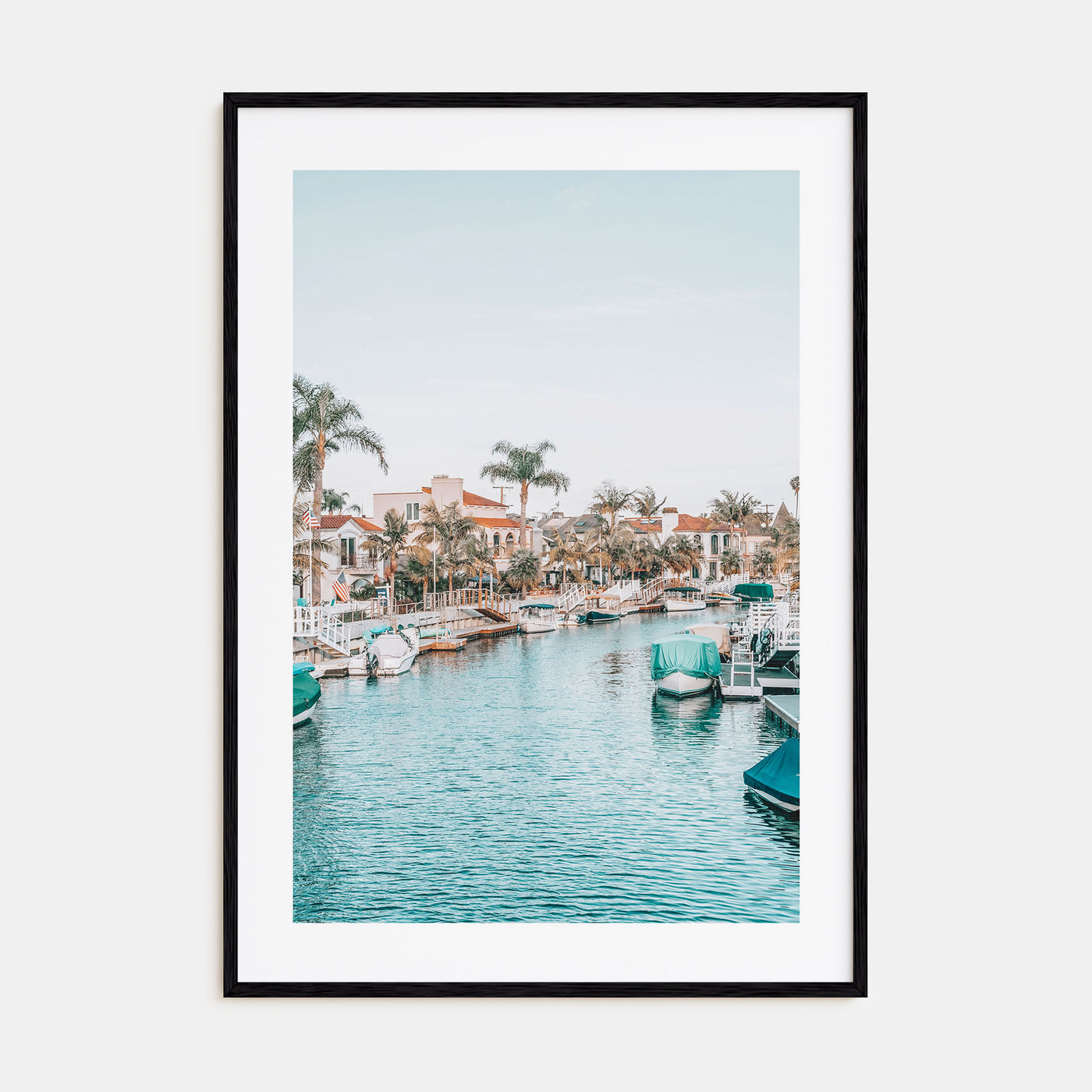 Boat on River Photo Color Poster
