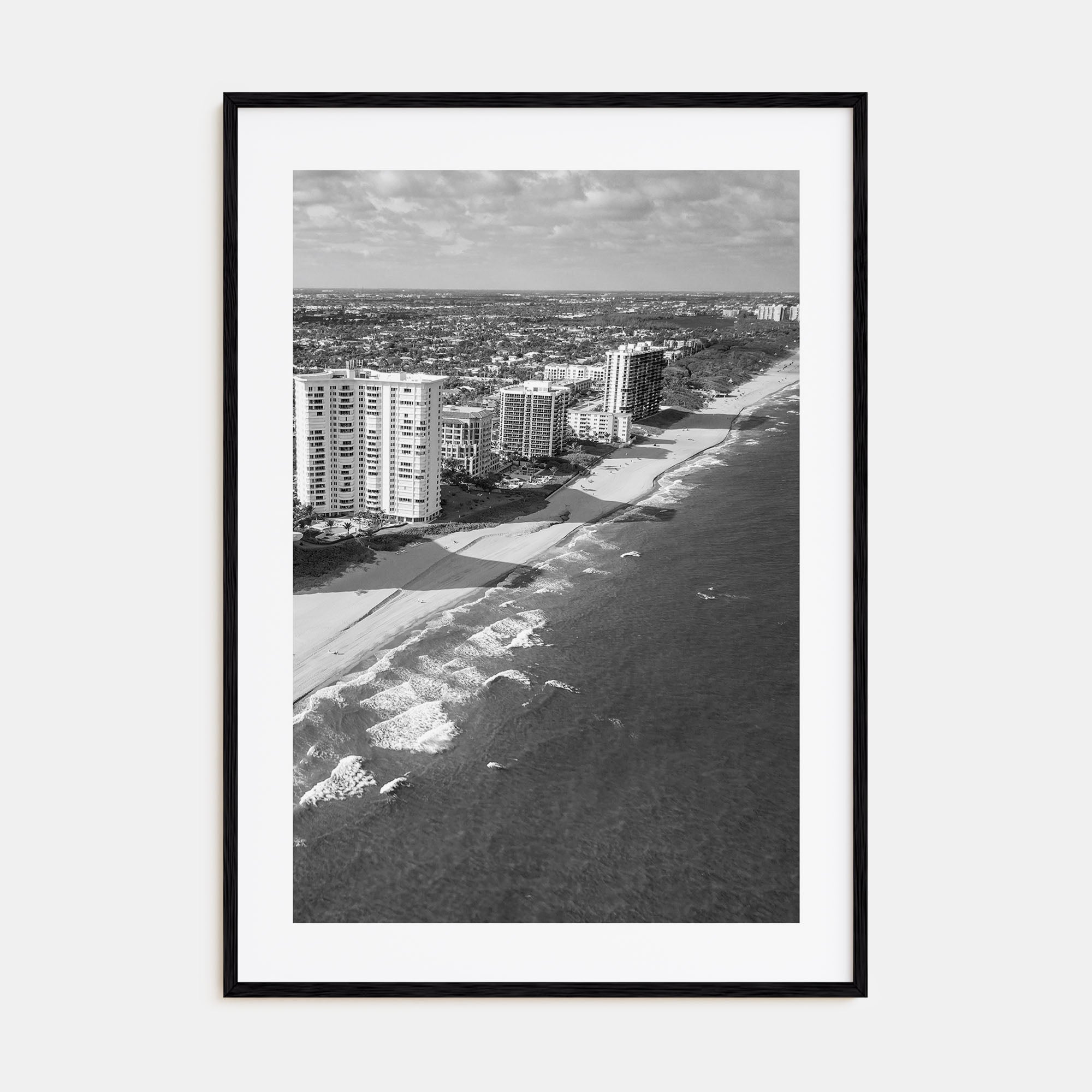 Boca Raton Photo B&W Poster