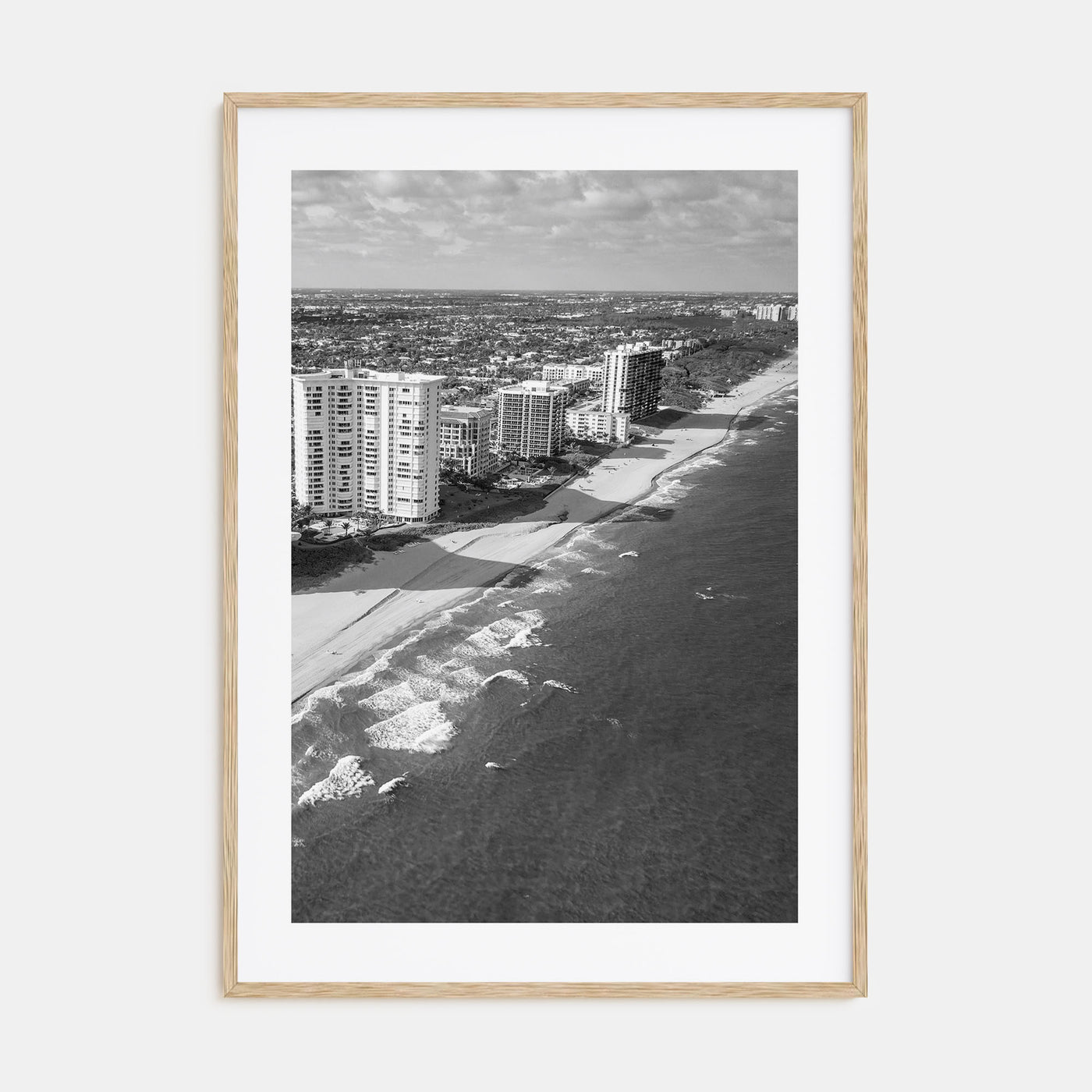 Boca Raton Photo B&W Poster