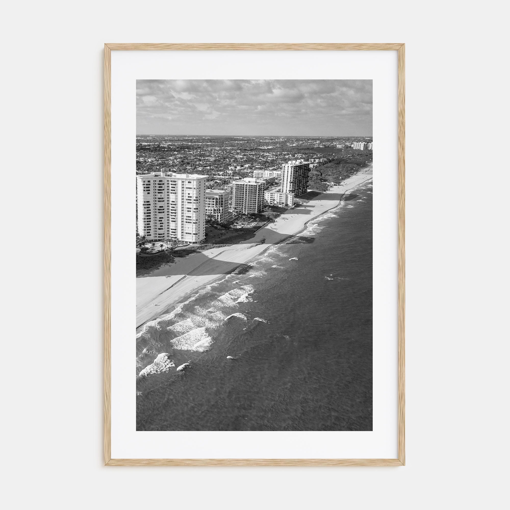 Boca Raton Photo B&W Poster