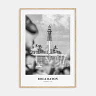Boca Raton Portrait B&W No 1 Poster