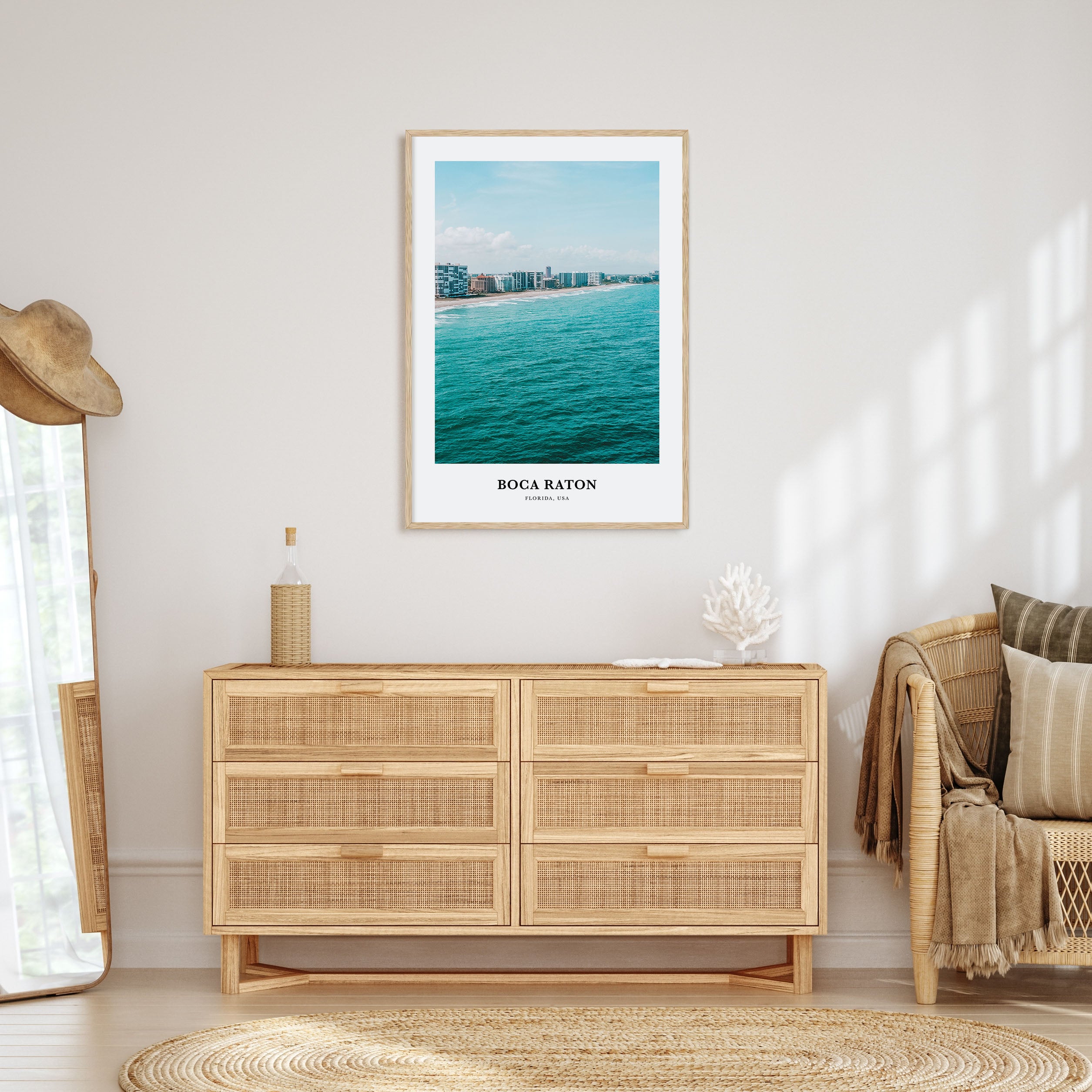 Boca Raton Portrait Color Poster