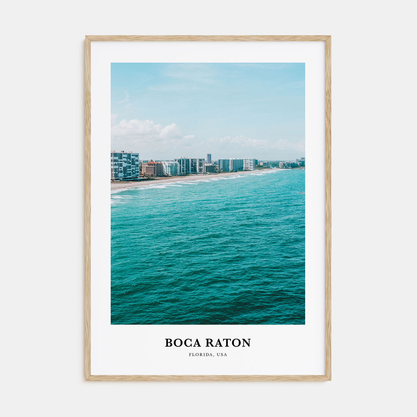 Boca Raton Portrait Color Poster