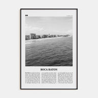 Boca Raton Travel B&W No 1 Poster
