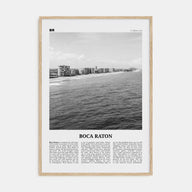 Boca Raton Travel B&W No 1 Poster