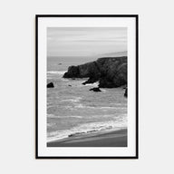 Bodega Bay Photo B&W Poster
