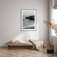 Bodega Bay Photo B&W Poster