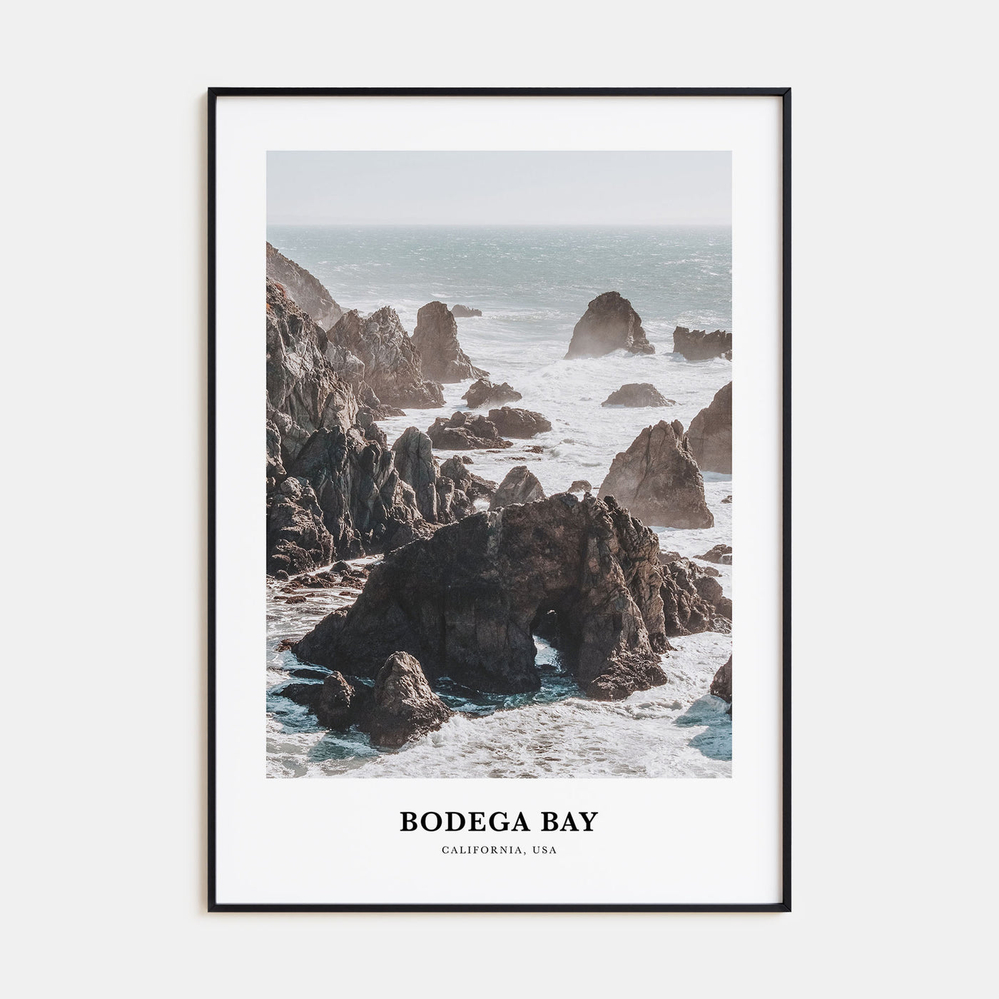 Bodega Bay Portrait Color Poster