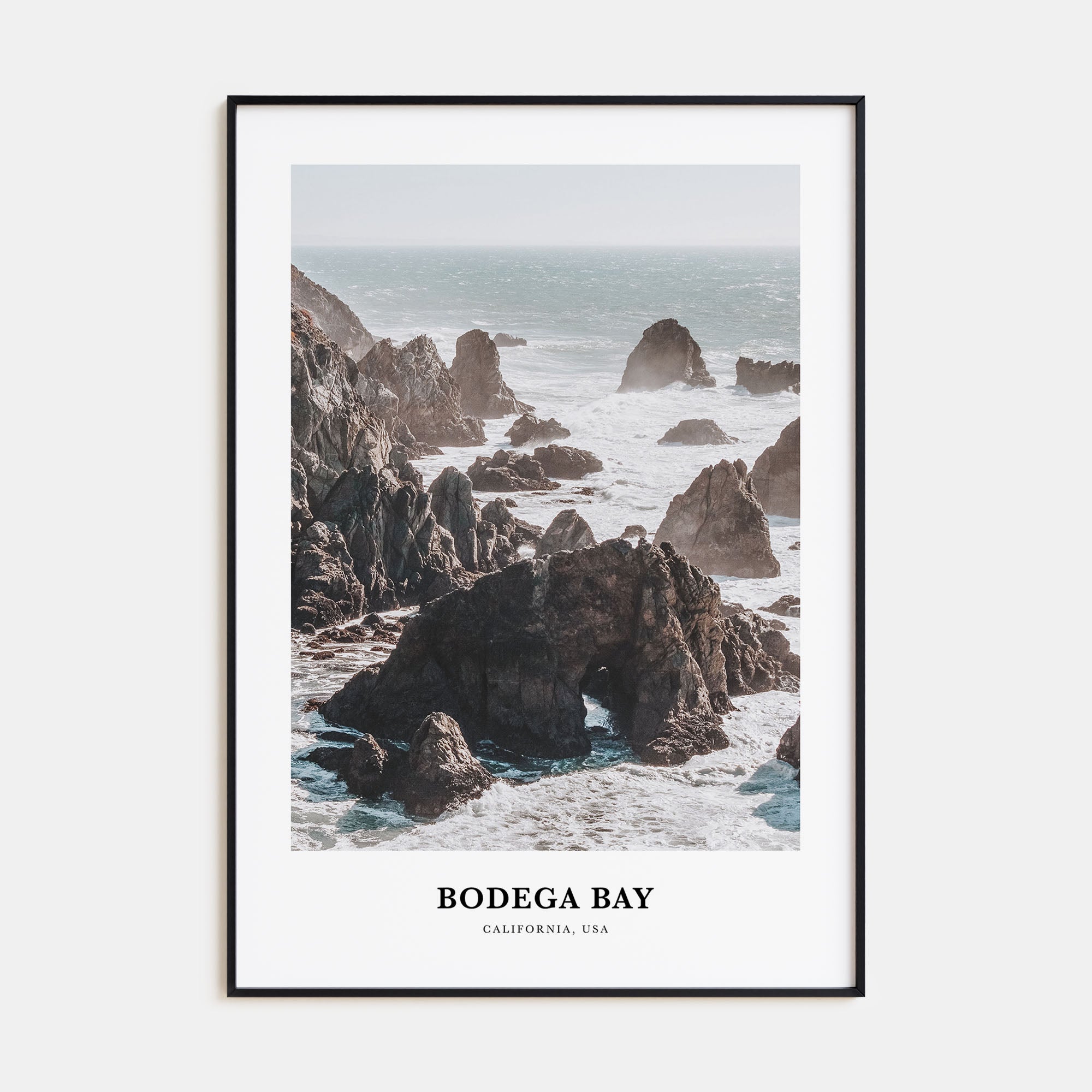 Bodega Bay Portrait Color Poster