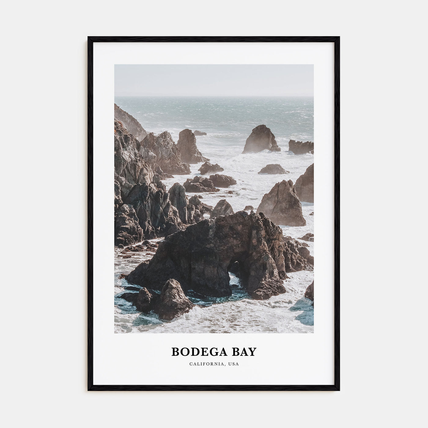 Bodega Bay Portrait Color Poster