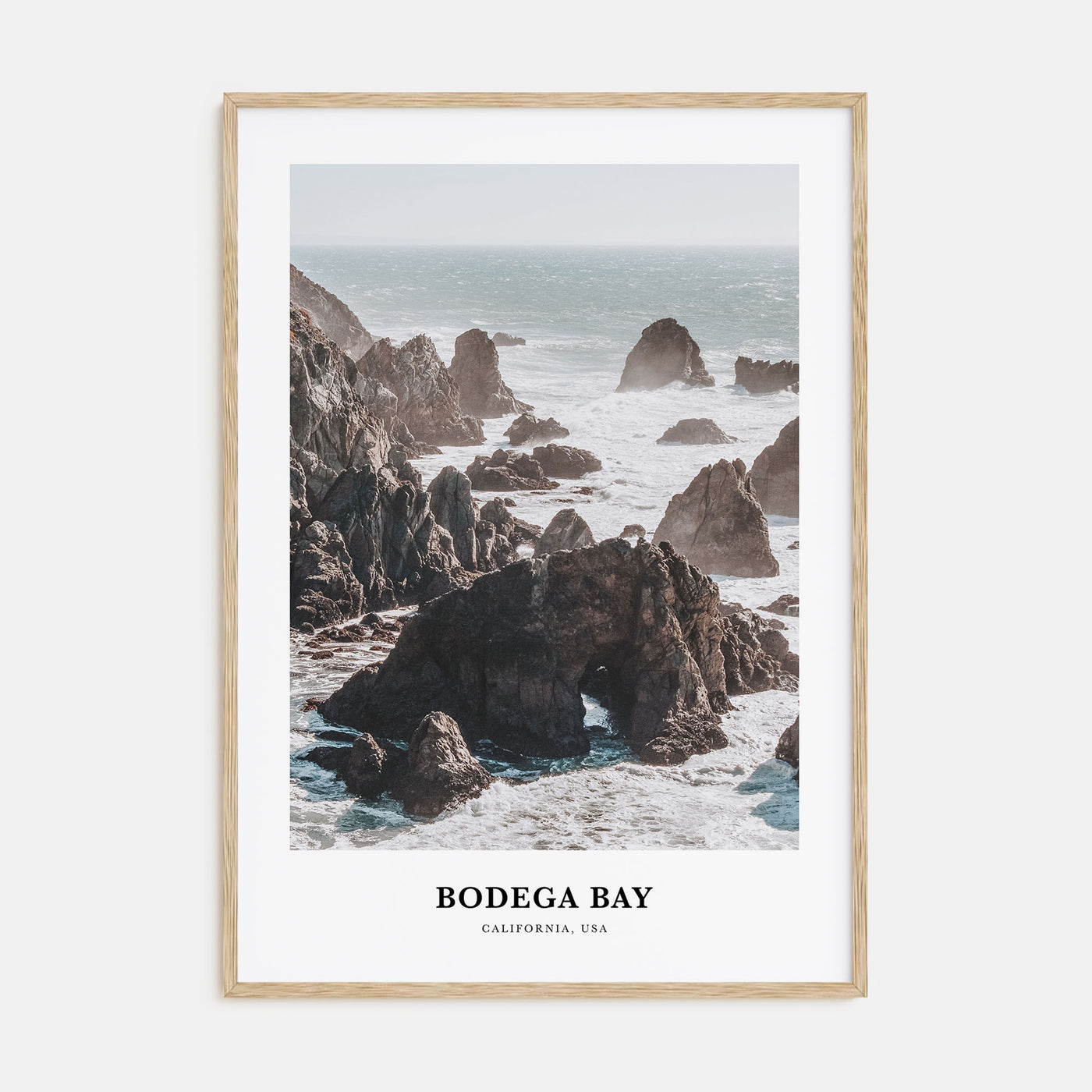 Bodega Bay Portrait Color Poster