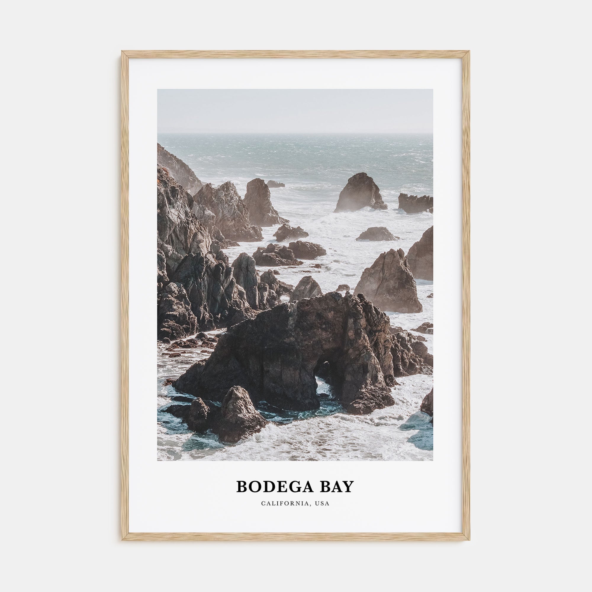 Bodega Bay Portrait Color Poster