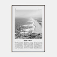 Bodega Bay Travel B&W Poster
