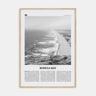 Bodega Bay Travel B&W Poster
