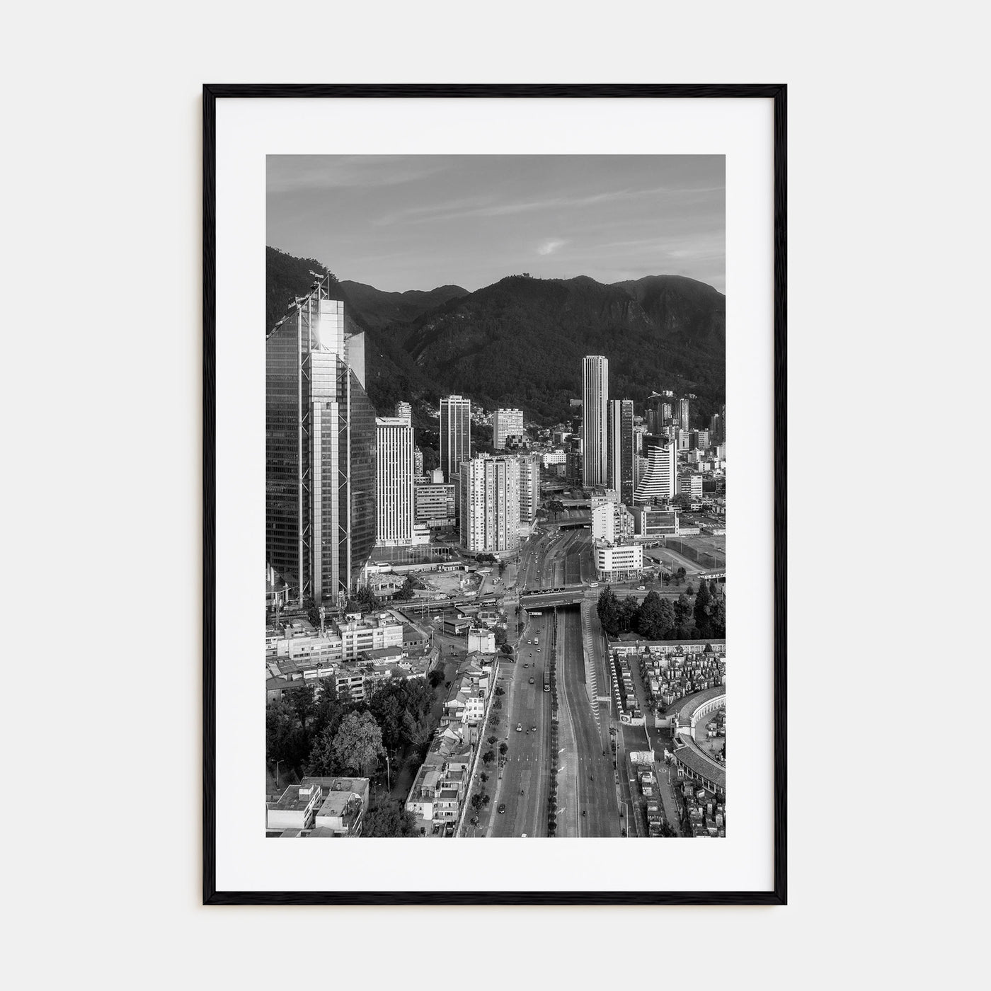 Bogotá Photo B&W Poster