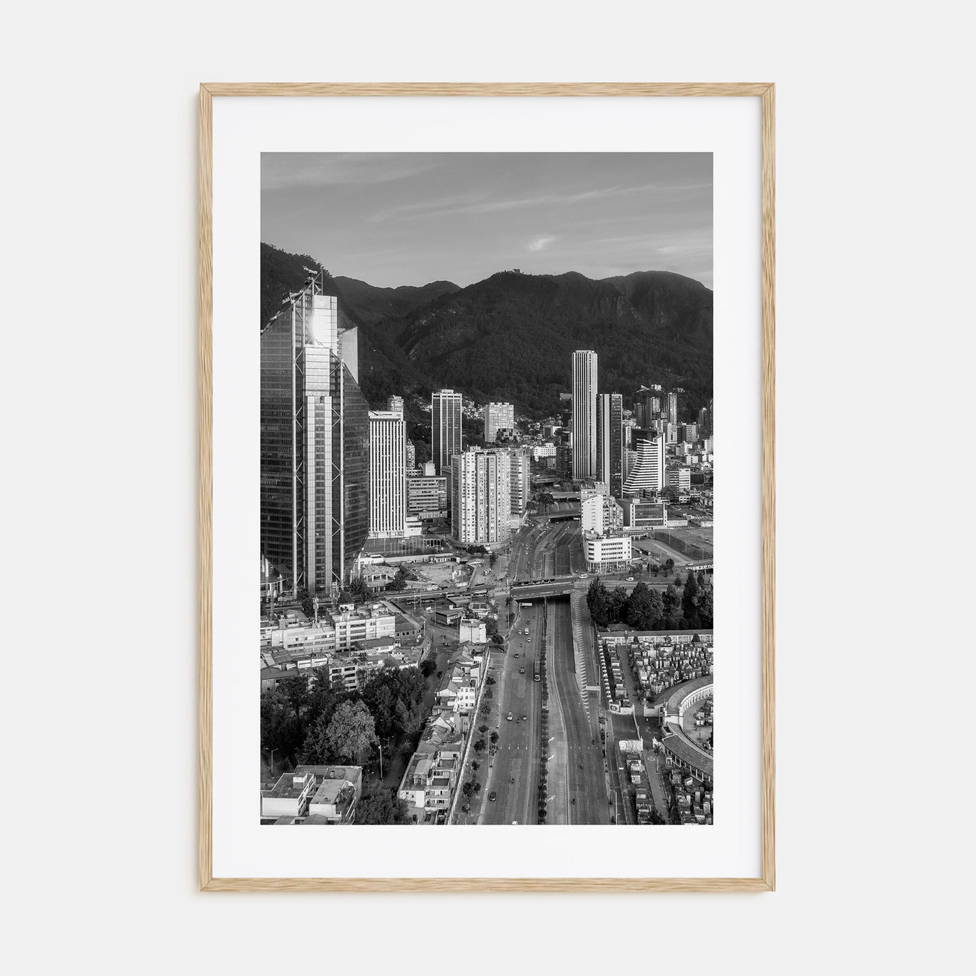 Bogotá Photo B&W Poster