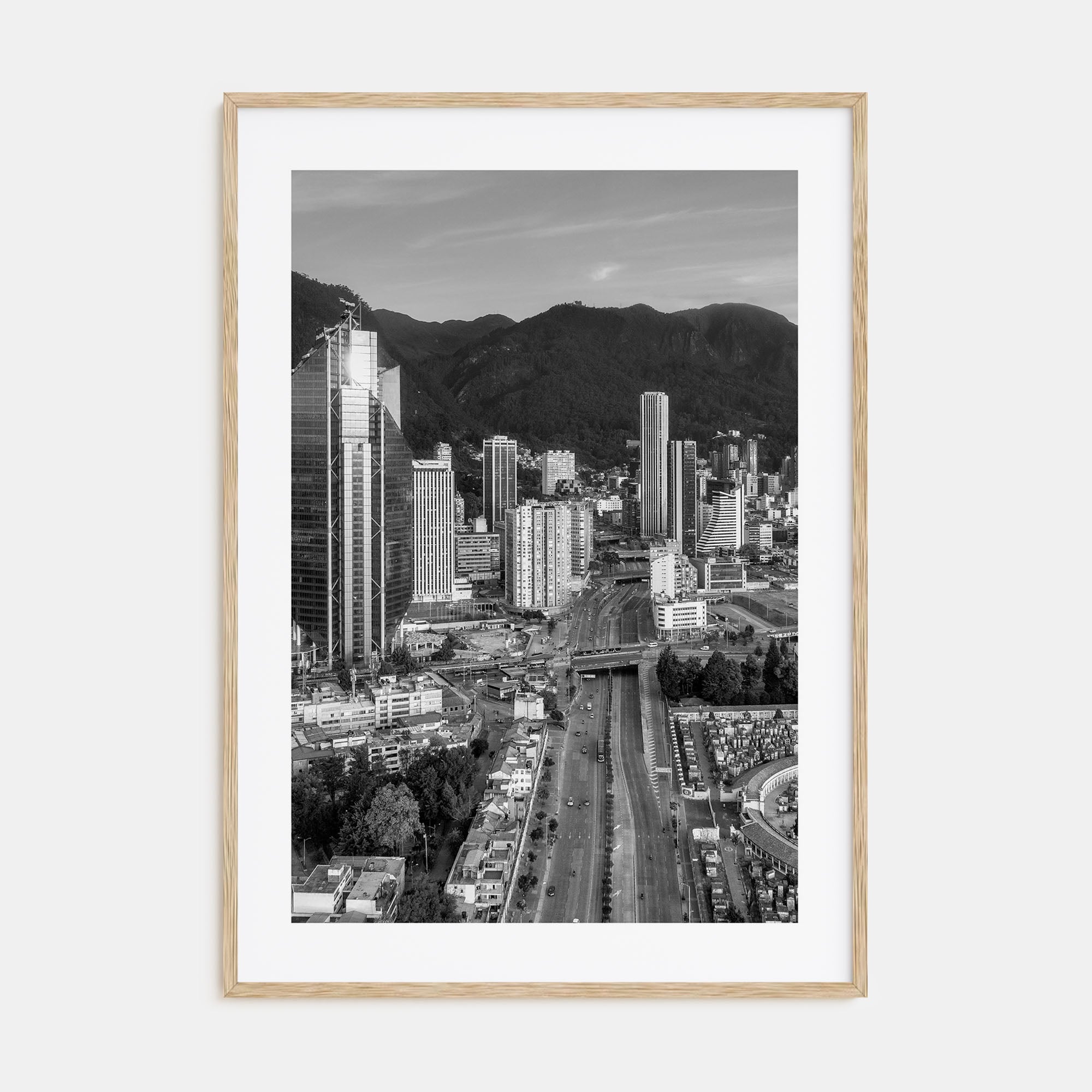 Bogotá Photo B&W Poster
