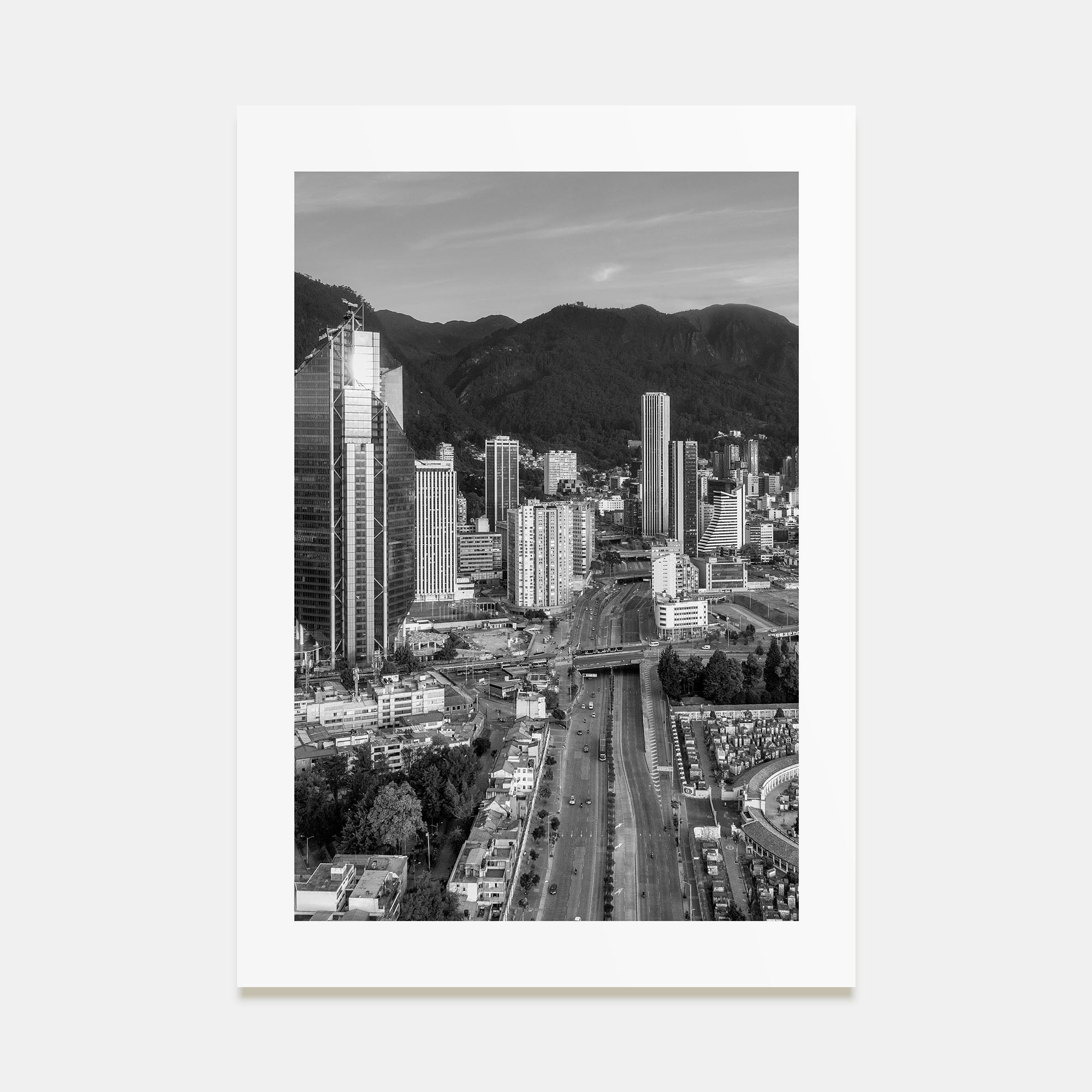 Bogotá Photo B&W Poster
