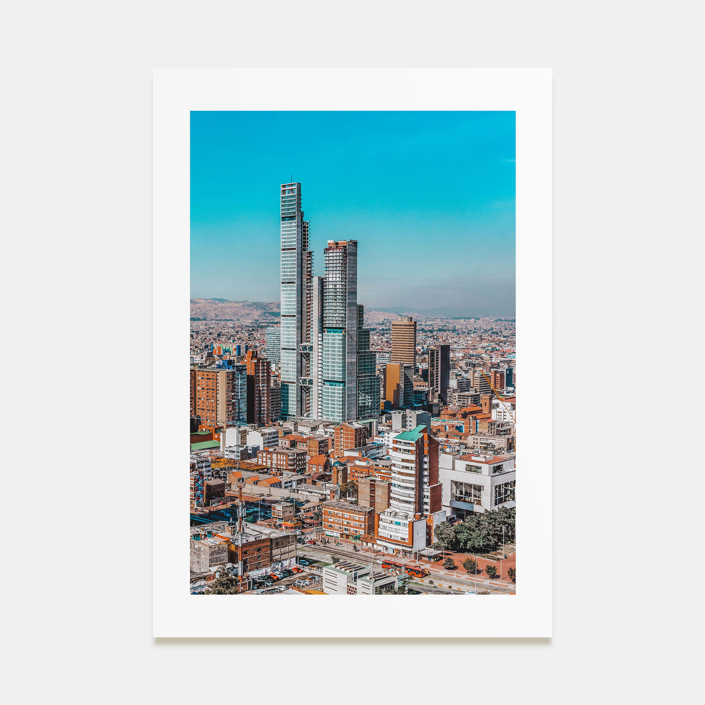 Bogotá Photo Color No 1 Poster