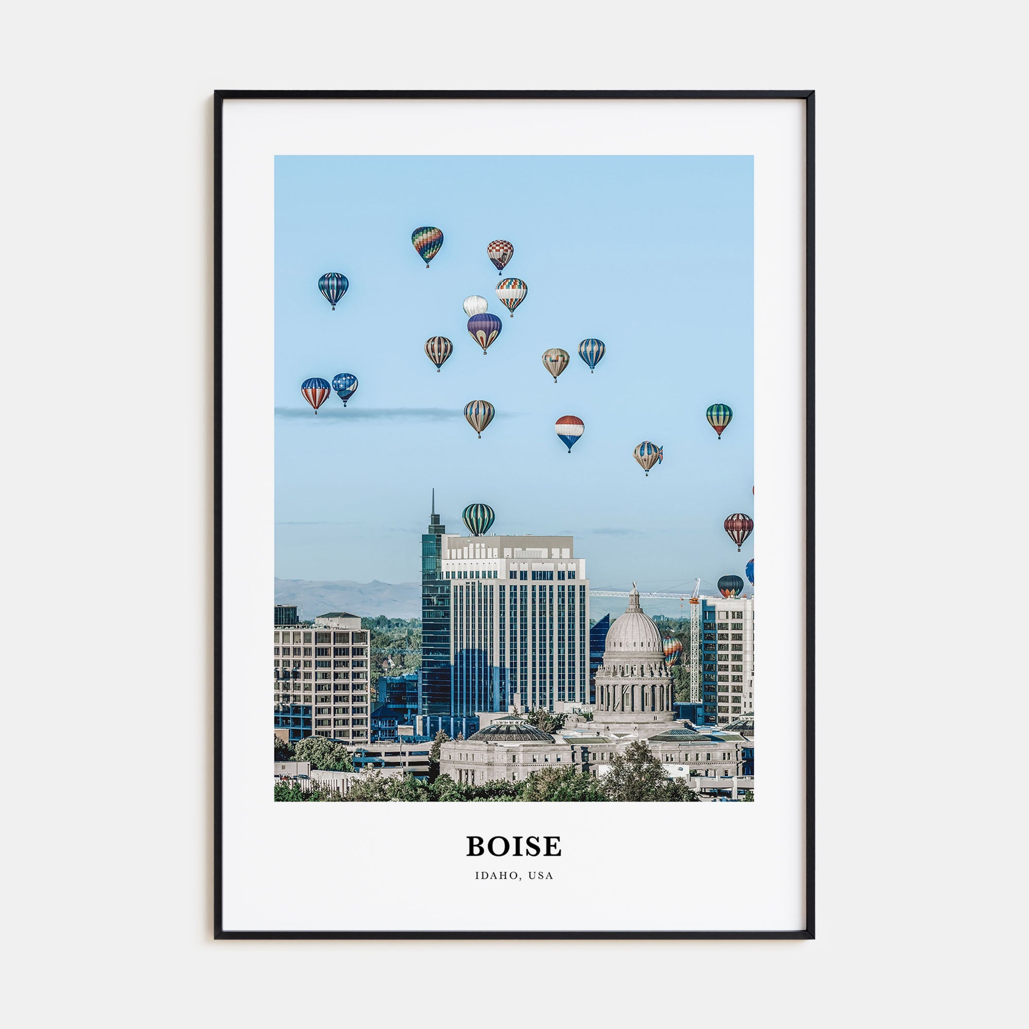 Boise Portrait Color No 2 Poster