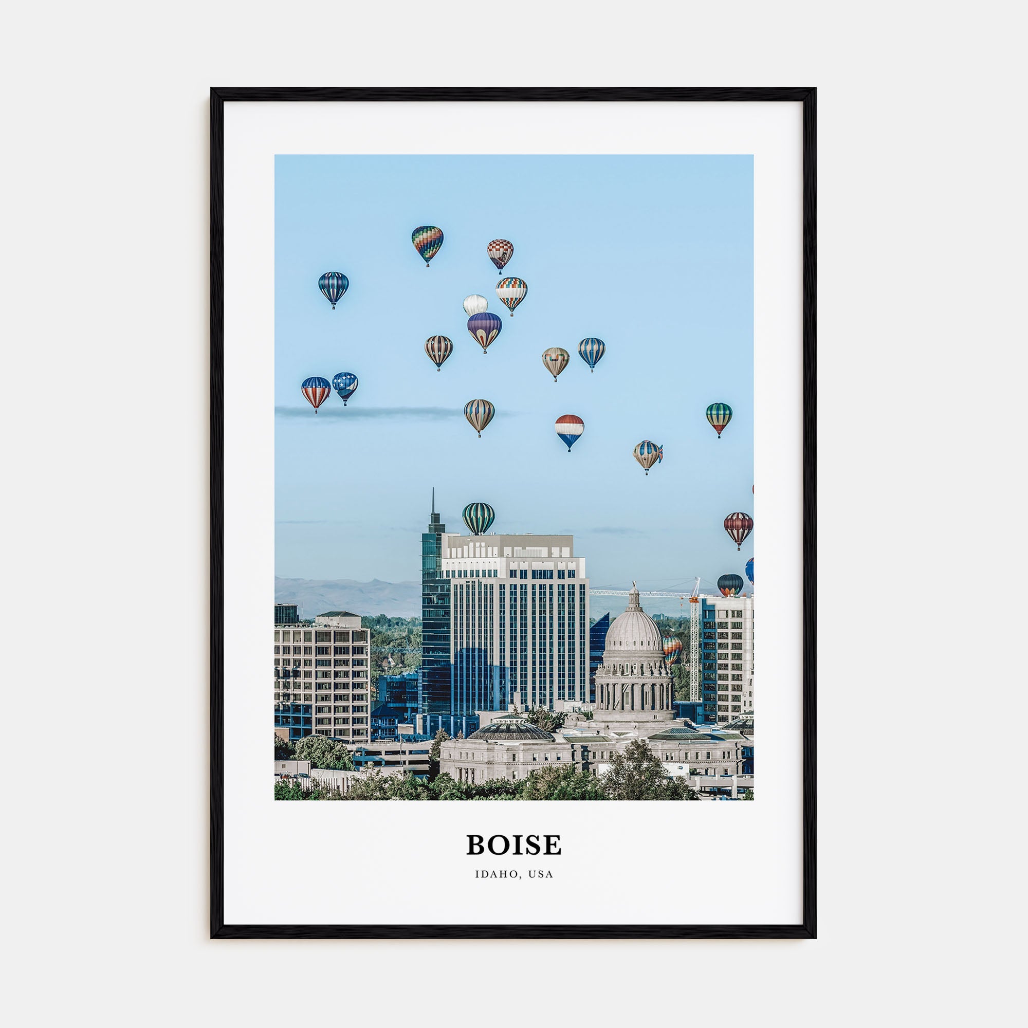 Boise Portrait Color No 2 Poster