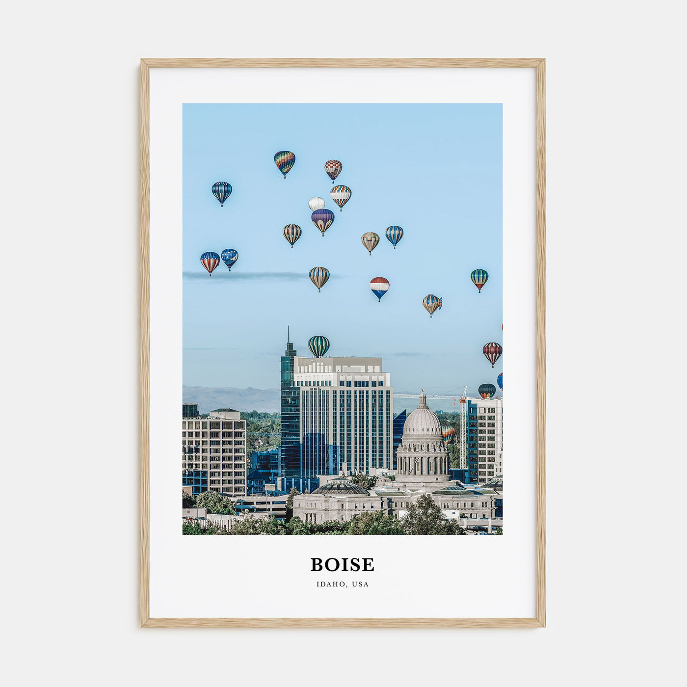 Boise Portrait Color No 2 Poster