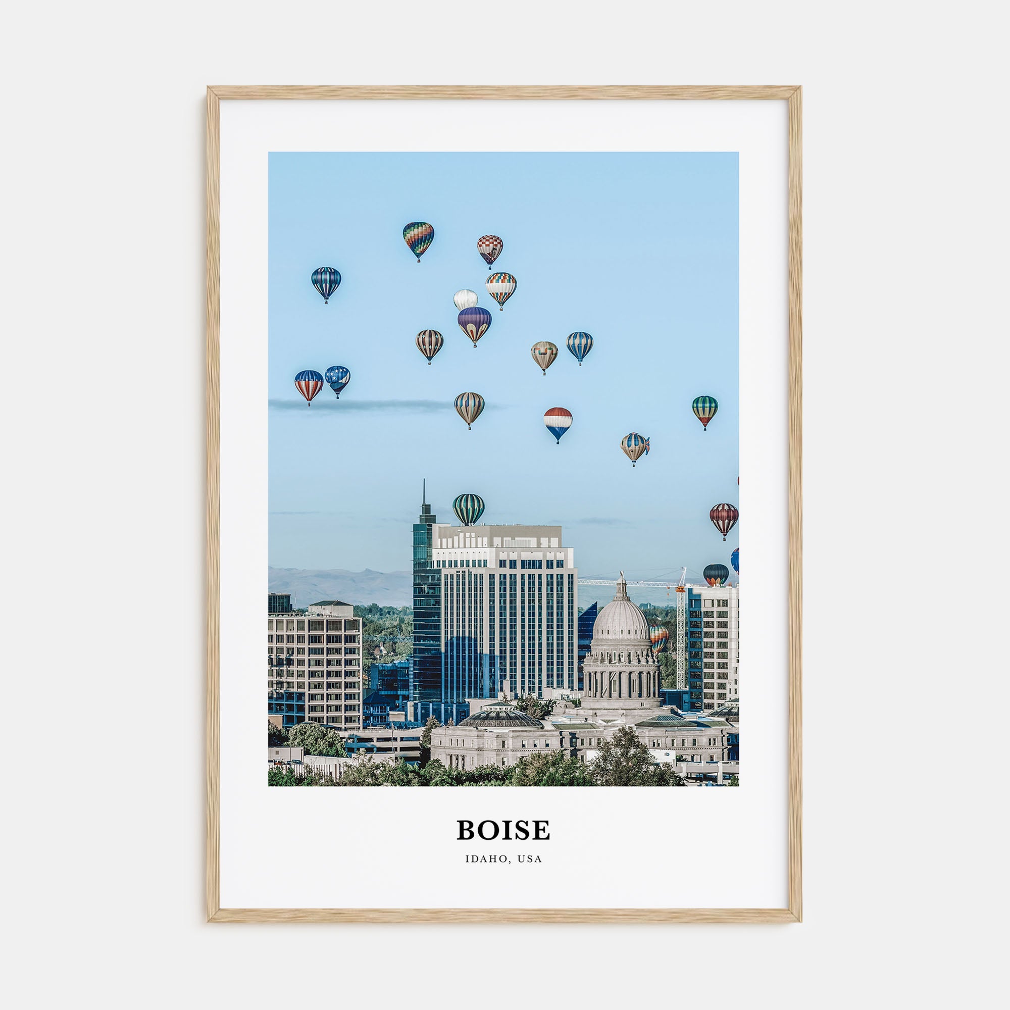 Boise Portrait Color No 2 Poster