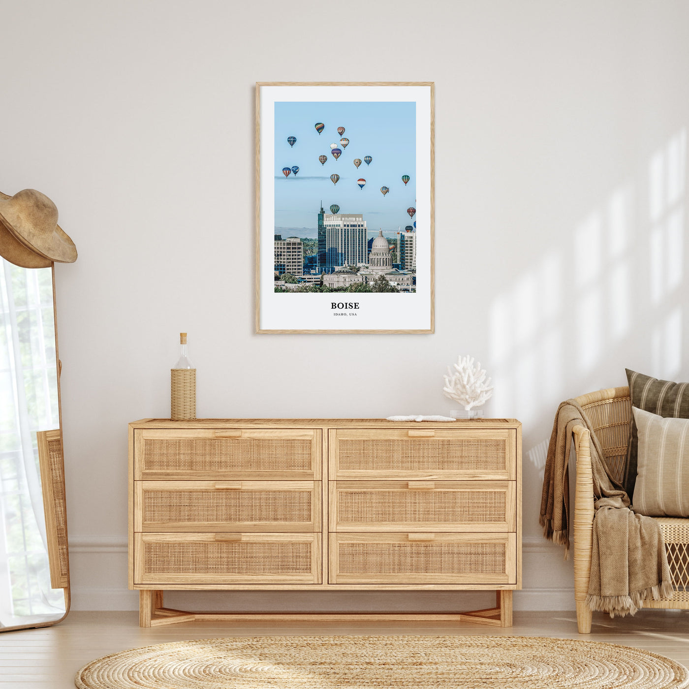 Boise Portrait Color No 2 Poster