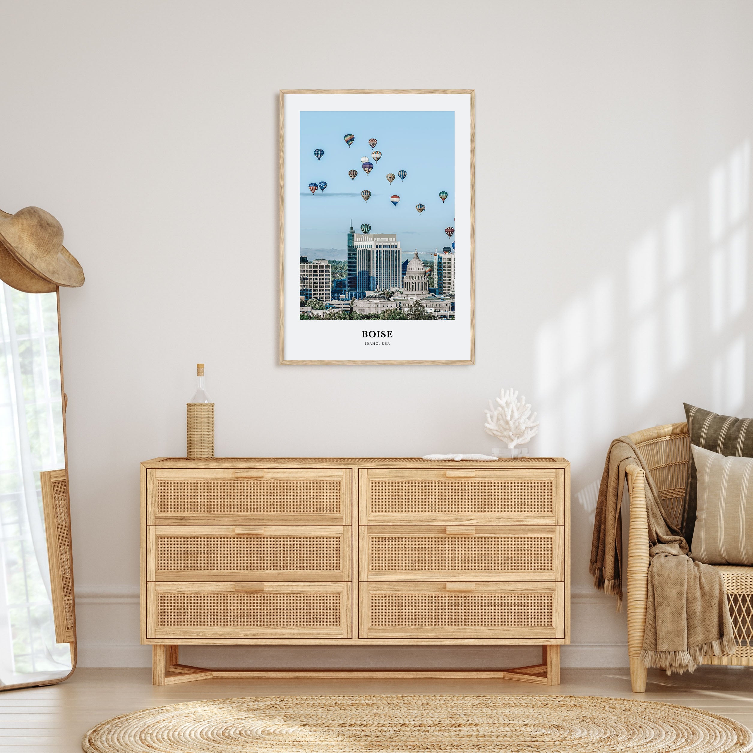 Boise Portrait Color No 2 Poster