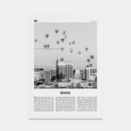 Boise Travel B&W No 1 Poster