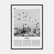 Boise Travel B&W No 1 Poster