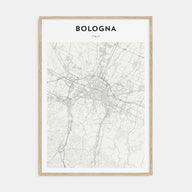 Bologna Map Portrait Poster