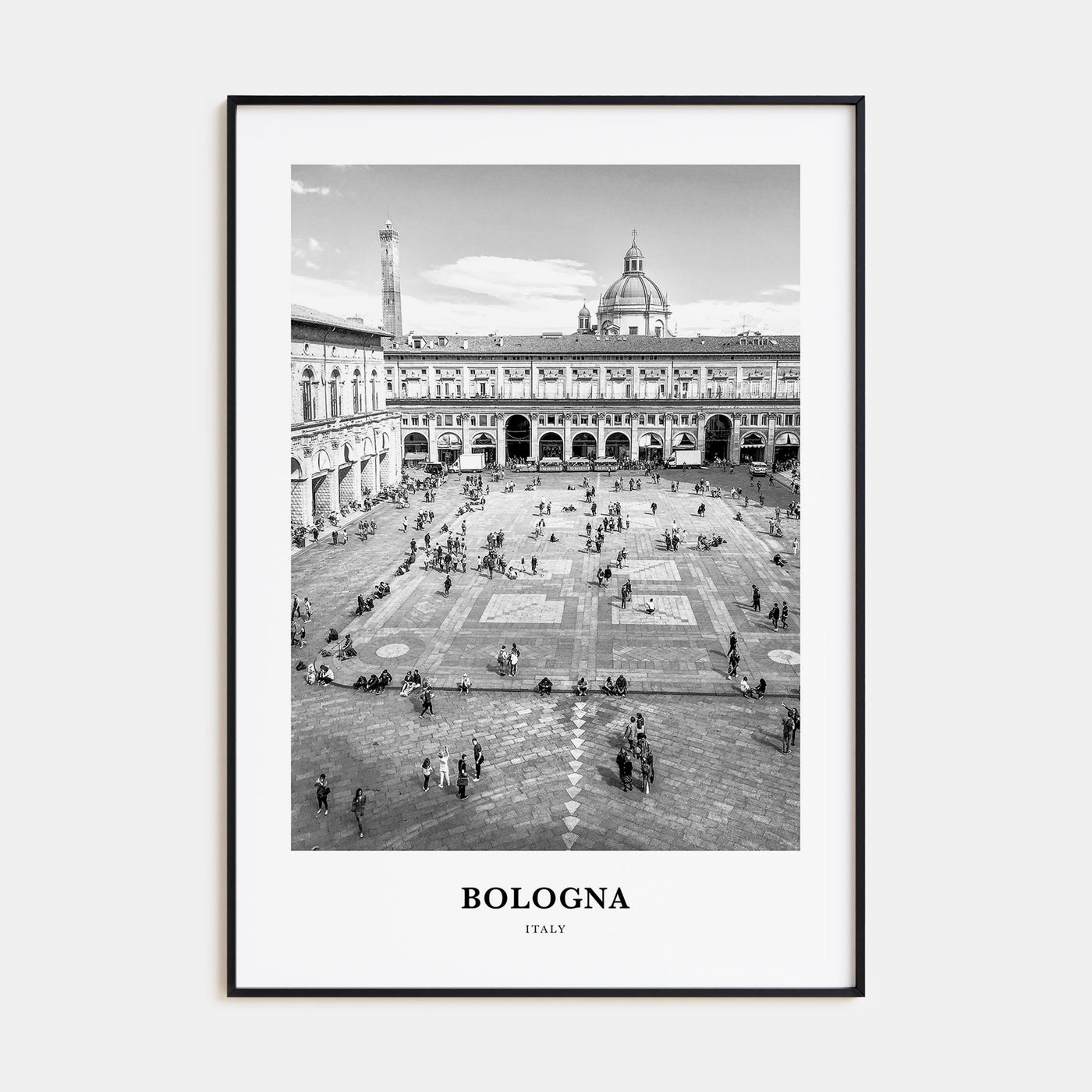 Bologna Portrait B&W No 1 Poster