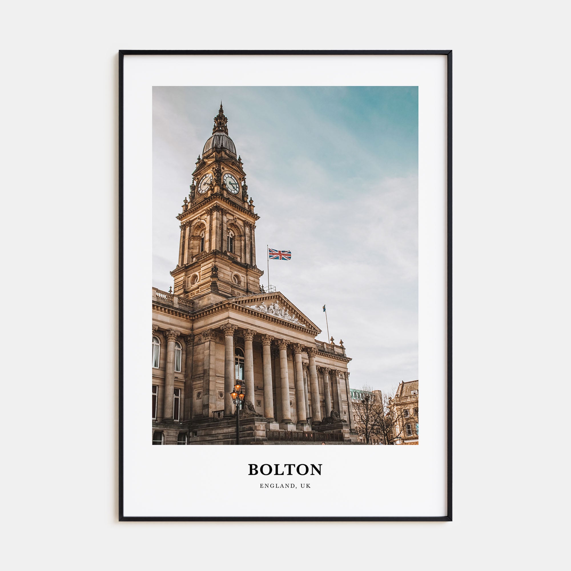 Bolton Portrait Color Poster