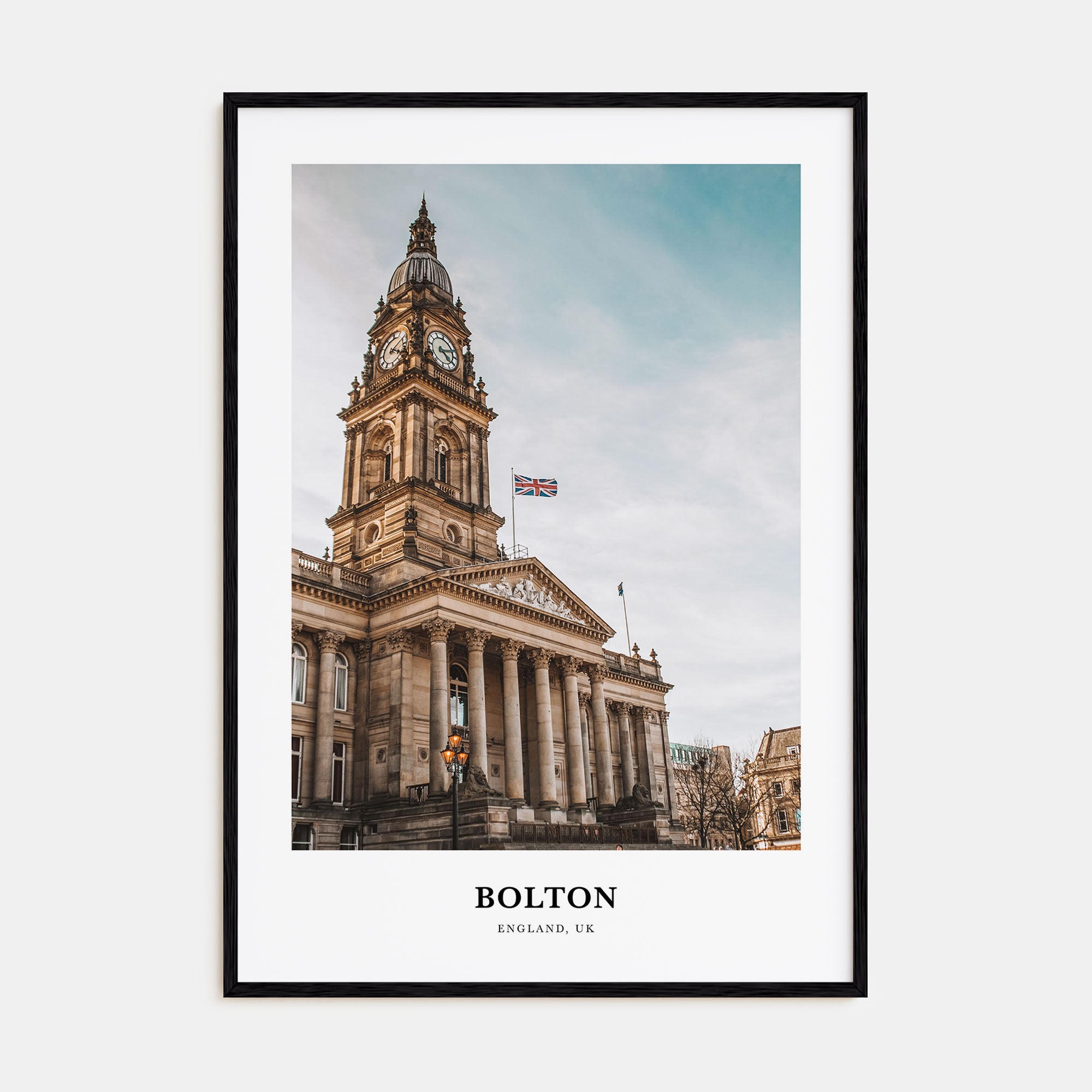 Bolton Portrait Color Poster