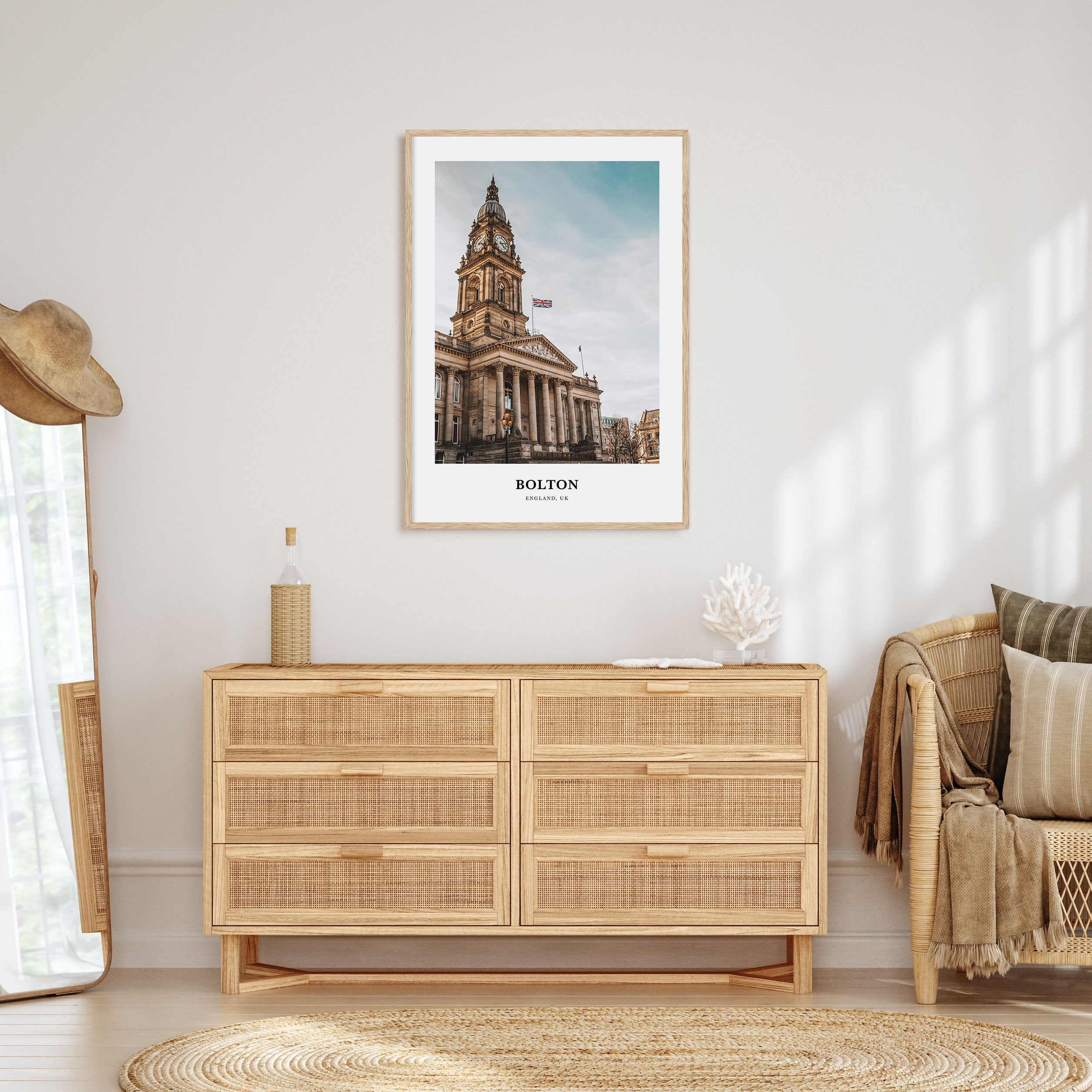 Bolton Portrait Color Poster