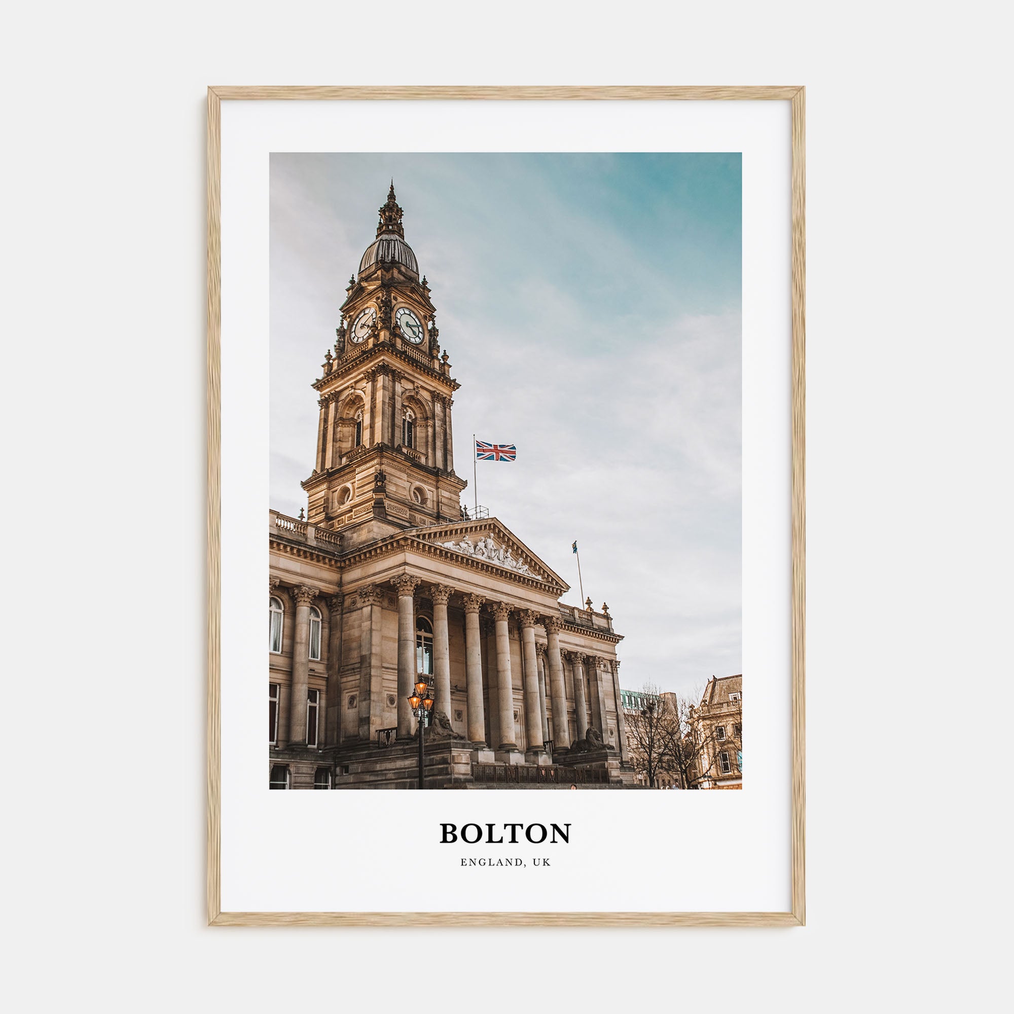 Bolton Portrait Color Poster