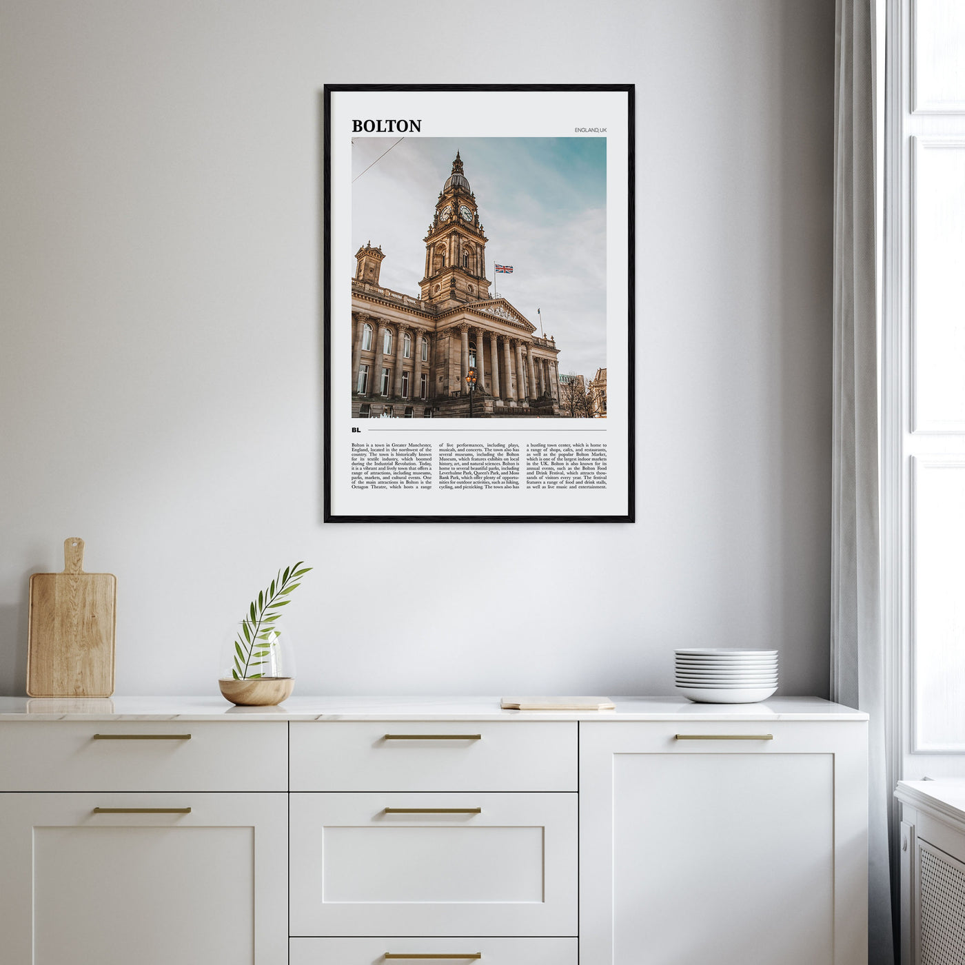Bolton Travel Color Poster