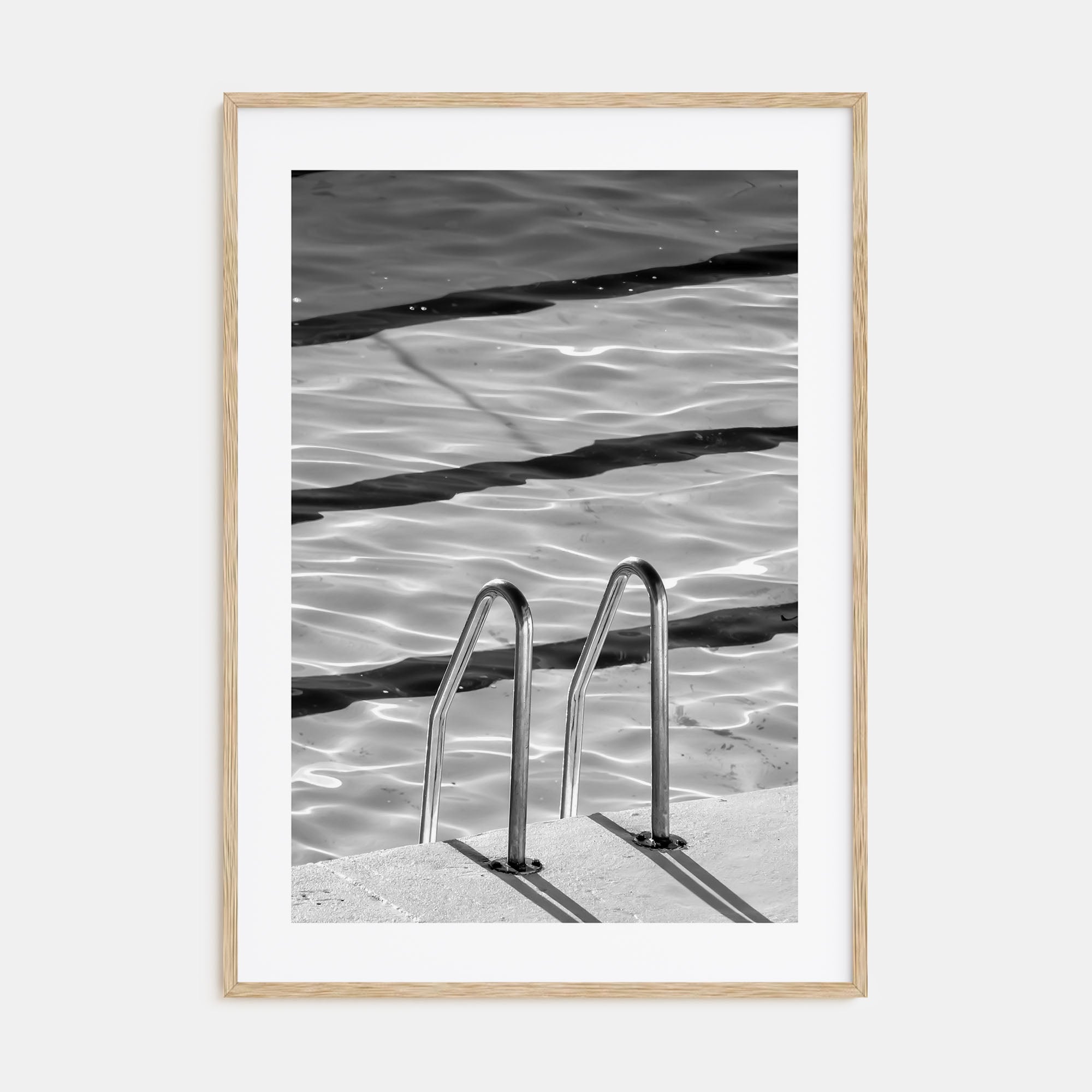 Bondi Beach Photo B&W No 2 Poster