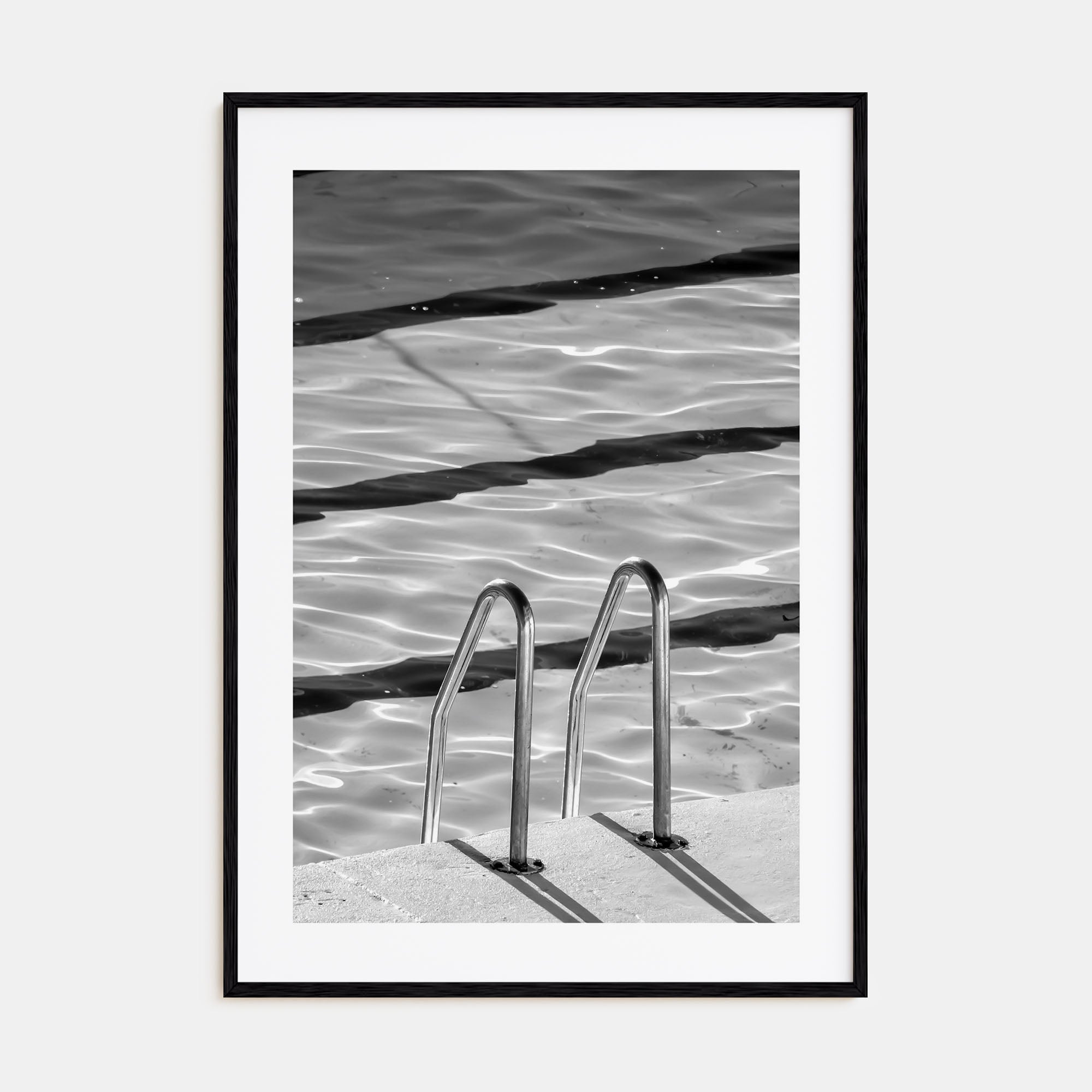 Bondi Beach Photo B&W No 2 Poster
