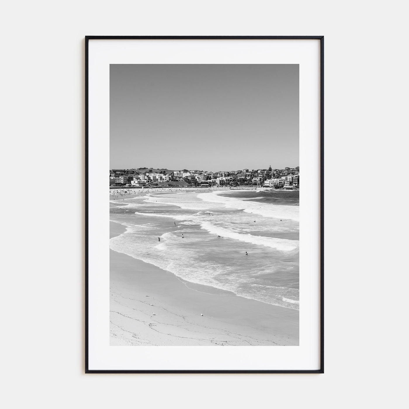 Bondi Beach Photo B&W Poster