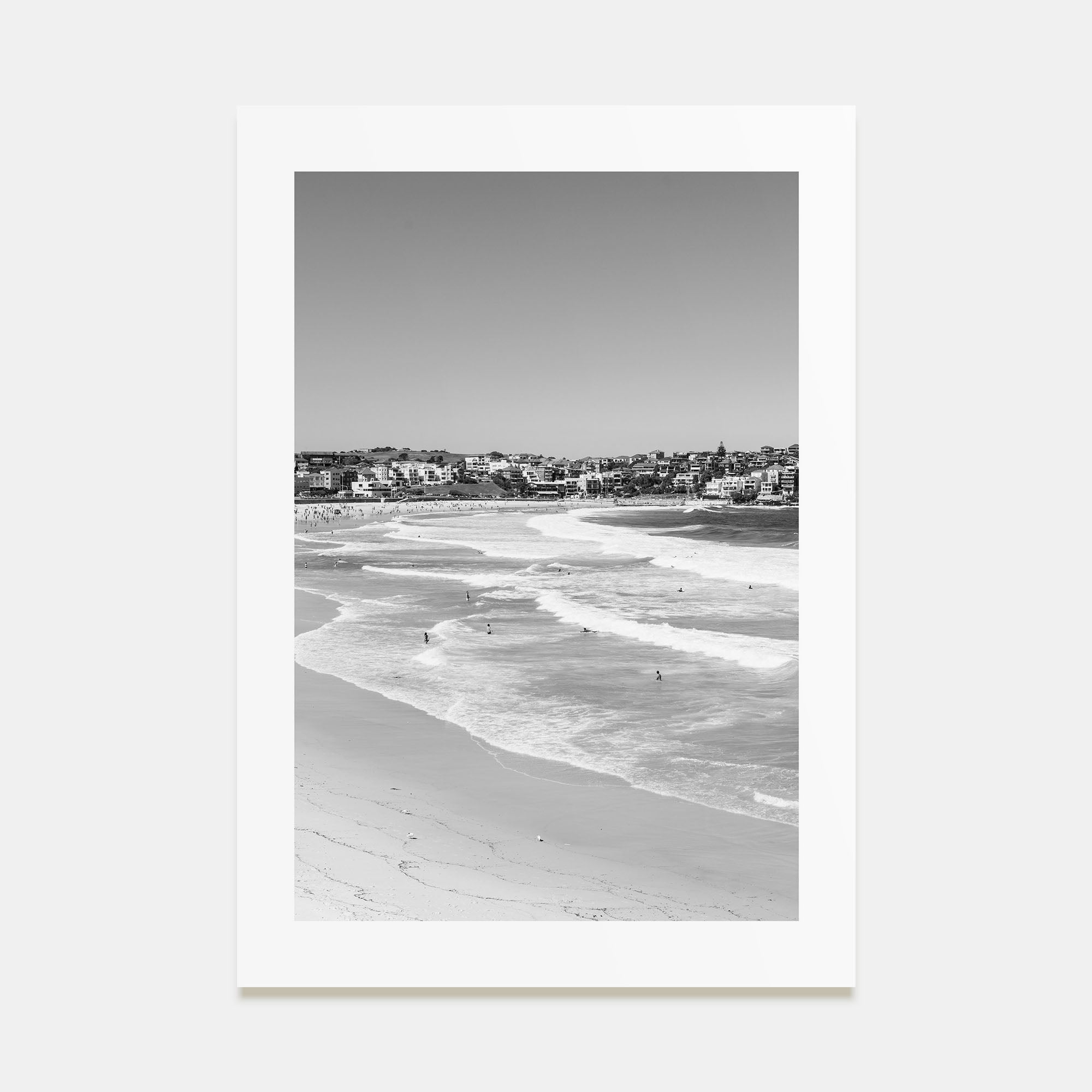 Bondi Beach Photo B&W Poster