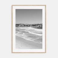 Bondi Beach Photo B&W Poster