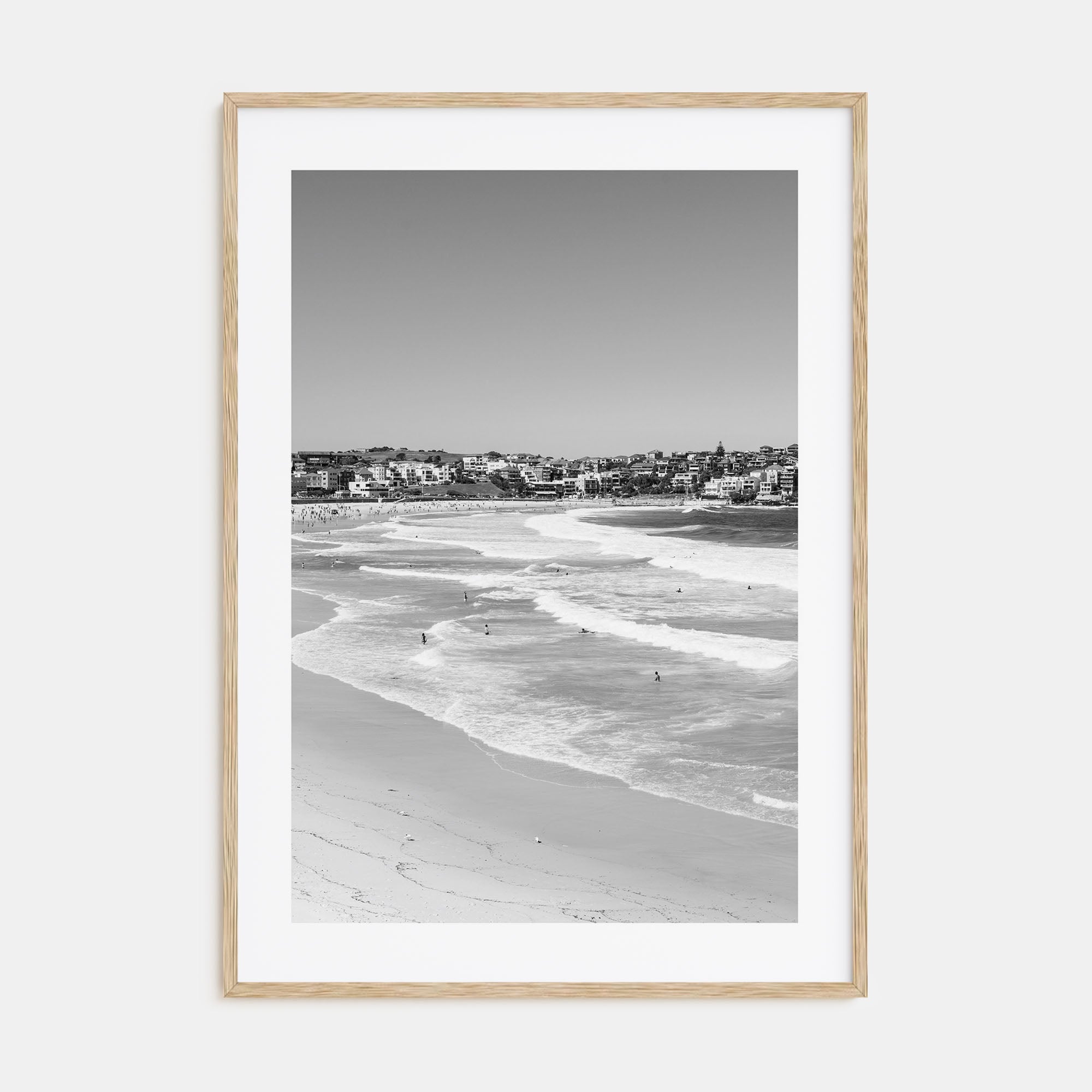 Bondi Beach Photo B&W Poster