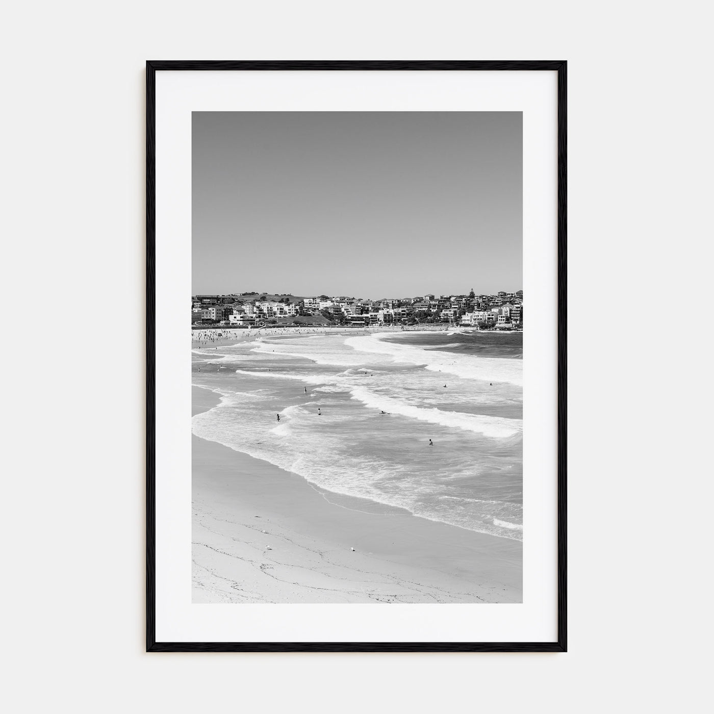 Bondi Beach Photo B&W Poster