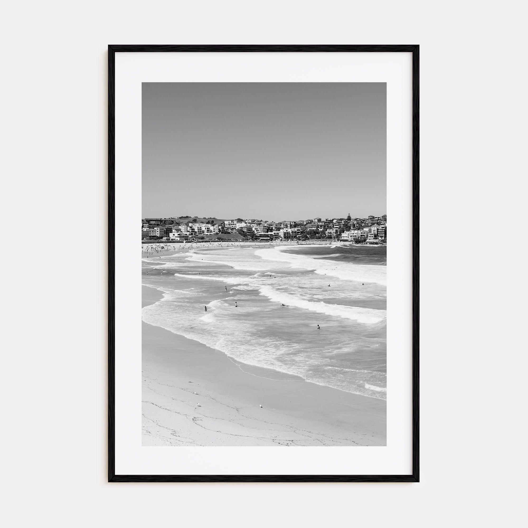 Bondi Beach Photo B&W Poster