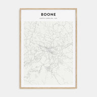 Boone Map Portrait Poster