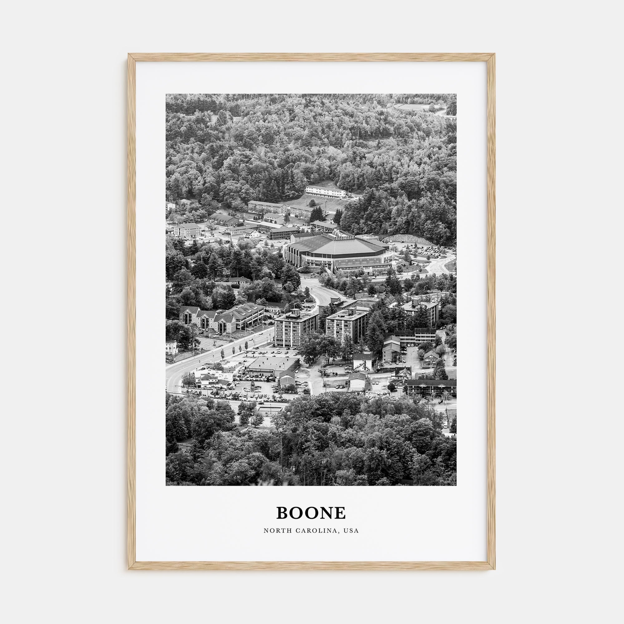 Boone Portrait B&W No 1 Poster