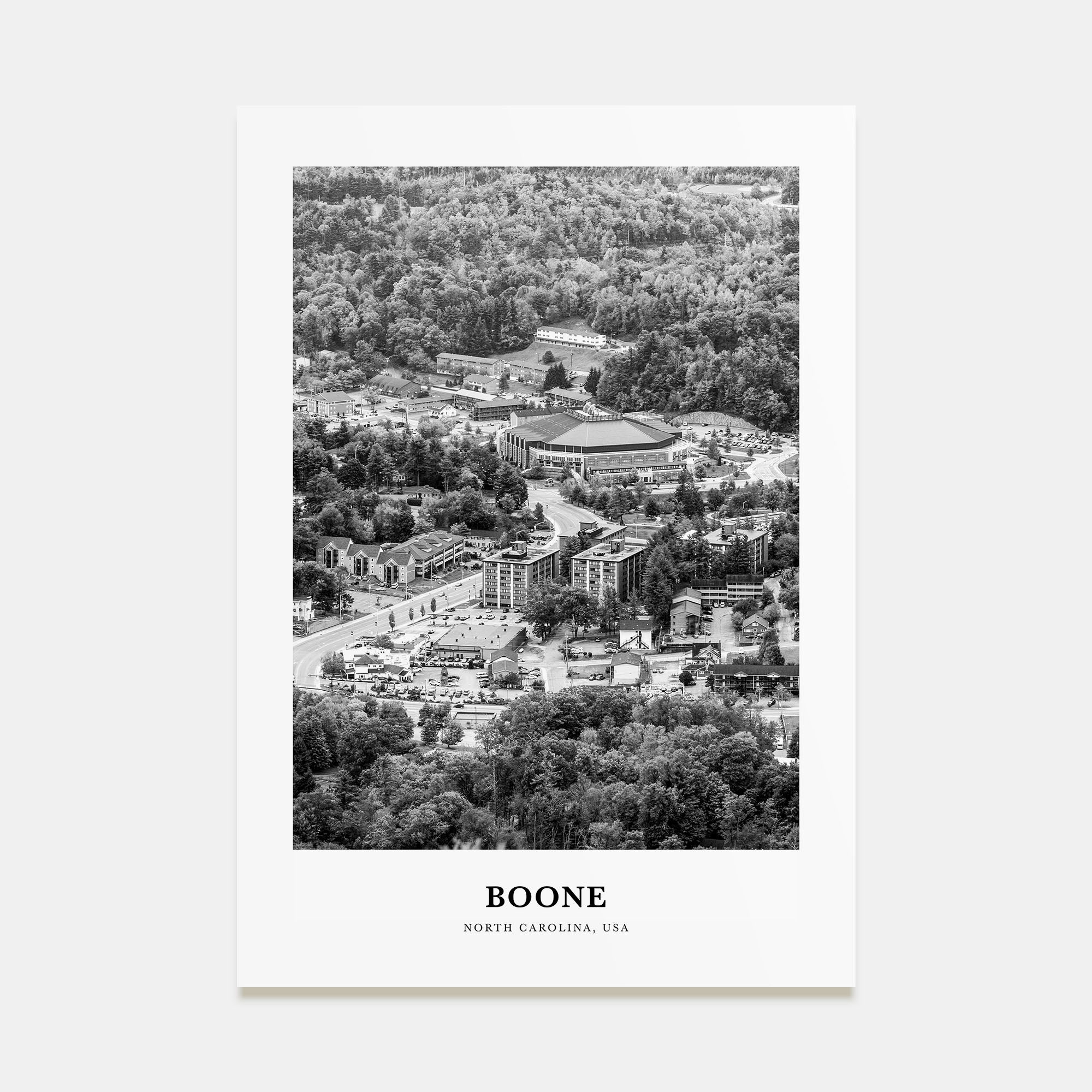 Boone Portrait B&W No 1 Poster