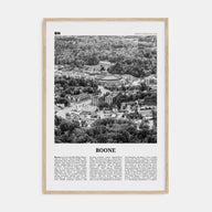 Boone Travel B&W No 1 Poster